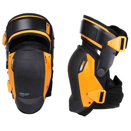 Toughbuilt ToughBuilt GelFit 13.58 in. L X 5.91 in. W Plastic Thigh Support Knee Pads Black One Size Fits All TB-KP-G3-2BES